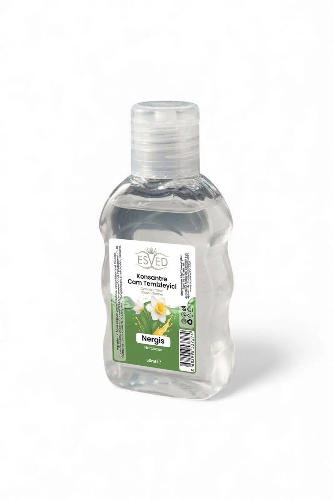 Konsantre Cam Temizleme Sabunu Nergis Parfümlü 50 ml 10 adet